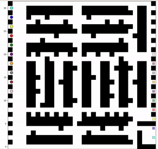 Multi-Agent Path Finding for Robots in Large-Scale Warehouses